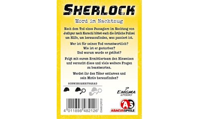 Sherlock – Mord im Nachtzug (d)