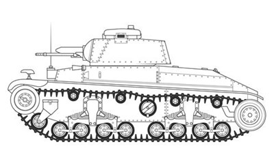 German Light Tank Pz.Kpfw.35(t)