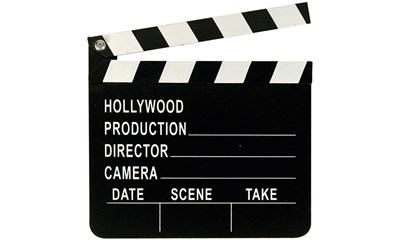 Filmklappe Hollywood 17.8x25.3cm