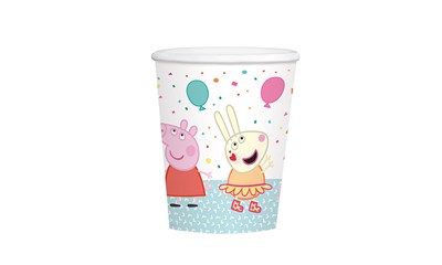 8 Becher 250ml Peppa Pig