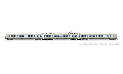 DB 3er-Set E-Triebwagen BR 420 grau/blau zwei Stro