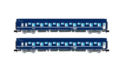 SNCF 2 Schlafwagen T2, blue Nudellogo Ep. IV-V