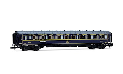 CIWL Wagen-Set 1 Sud-Express  1 x DD3 + 1 x AA 5000  grün mit Faltenbälgen + 1