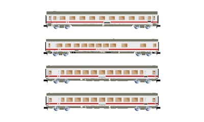 DB AG Wagen-Set IC Wawel - Berlin- Krakau  1x Avmz + 1x ARmz218 + 2x Bpmz  Ep. V