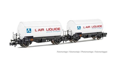 SNCF 2 Gaswagen 2-achsig AIR LIQUIDE Ep. IV-V