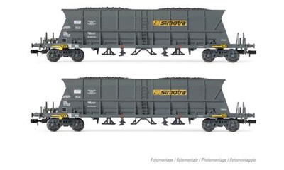 SNCF 2 Selbstentladewagen 4-achig SIMOTRA Ep.IV