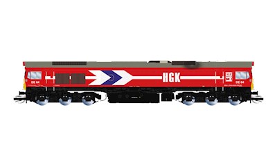 HGK dieselelektrische Lokomotive Class 66  rot   gelbe Front  Ep. V-VI  BLE-Soun