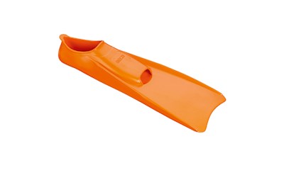 2 Schwimmflossen orange 26-29 aus Gummi