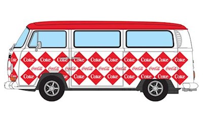 Coca Cola VW Camper - Diamond