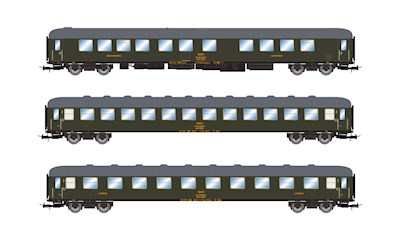 RENFE 3er-Set Expreso Costa Brava  RRR-8000 + BBL