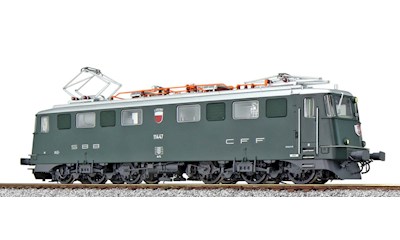 SBB E-Lok Ae 6/6 11447 Lausanne  grün  Ep.IV  DCS/ACS