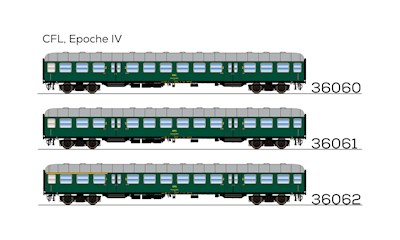 n-Wagen  AB  82 81-10 480  1./2. Kl  CFL Ep. IV  D