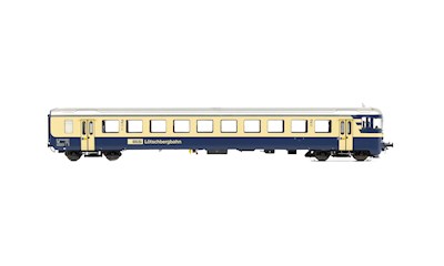 BLS Steuerwagen Bt 950 blau/beige  mit Wortmarke  Ep.V