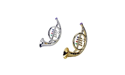 Musikhorn mit 4 Tonlagen ass. 38 x 19 x 10cm
