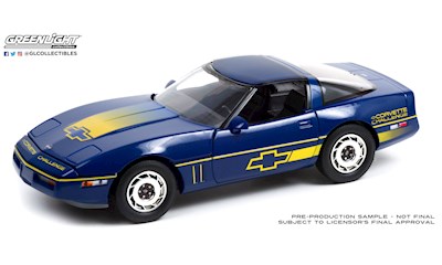 1988 Chevrolet Corvette C4 blue, yellow