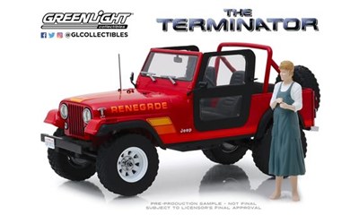 1983 Sarah Connor's Jeep CJ-7 w/Sarah Connor Figur