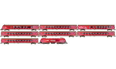 Personenzug mit Rh 1116  8-tlg. Ã–BB Railjet/100 J.