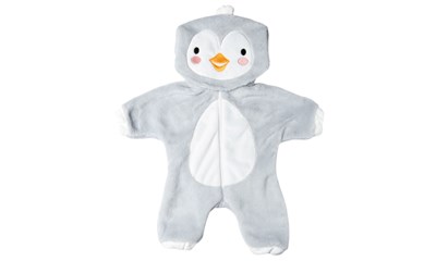 Puppen-Einteiler Gr.28-35 cm Baby-Pinguin, Overall, Plüsch