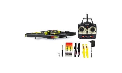 Invader Quadrocopter 61 cm mit Licht inkl. 7.4 Volt Li-Ion, exkl. 6x AA Batterie