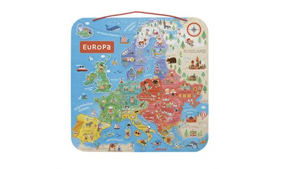 Magnetische Karte Europa 45x45cm DEUTSCH