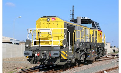 SNCF Diesellok Vossloh DE18  gelb/grau  Ep VI  DC