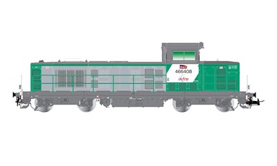 INFRA 4-achsige Diesellokomotive BB 66400 grün Ep.