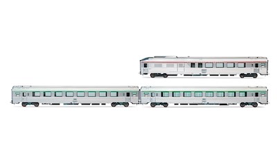 SNCF 3-teil. Set Set EC Etoile du Nord B3Dtux  B8u  B91/2tu  Ep.V