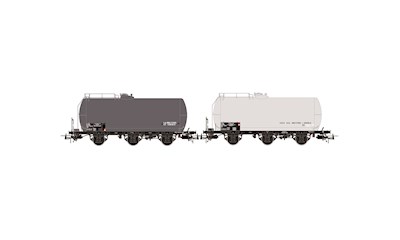 SNCF 2er-Set 3-achsige Kesselwagen Europ Rail S.G.