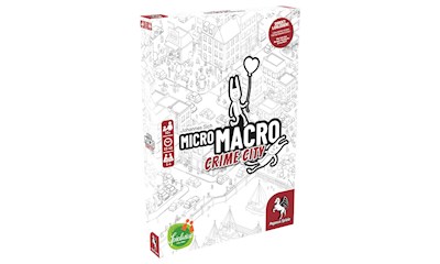 MicroMacro: Crime City, d ab 8 Jahren, 1-4 Spieler, kooperatives Detektivspiel