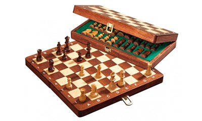 Schach (Reiseformat) - Feld 30 mm - Deluxe - magnetisch