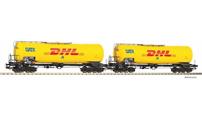 2er Set Knickkesselwg. DHL DB AG  Ep VI