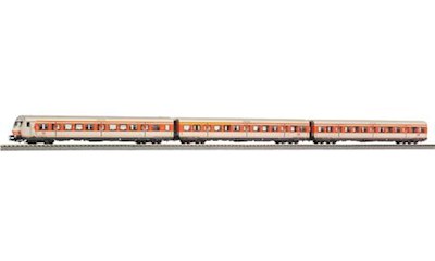 3er Set S-Bahn Wagen orange-grau DB AG V