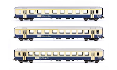 BLS Personenwagenset EW I 1x 1.Klasse 1x 1./2 Klasse und 1x 2.Klasse Ep. V AC
