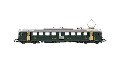 DSF Triebwagen RBe 4/4 1405 grün ex SBB Prototyp  Ep. VI  DC