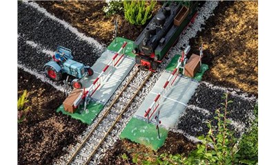 Bahnschranke mit Antrieb