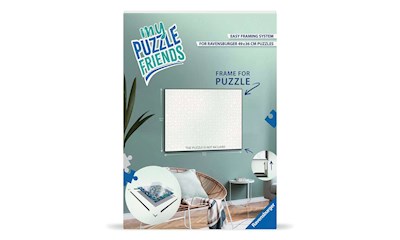 Puzzle-Rahmen weiss 500 Teile, Format 50 x 37 cm