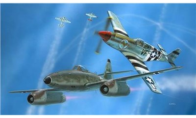 Combat Set Me262 & P-51B