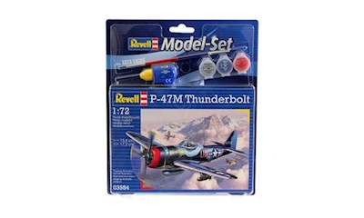 Plastikmodell Jagd-/Kampfflugzeug P-47 Thunderbolt Set