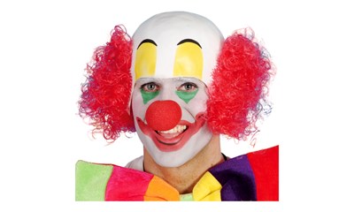 Maske Clown Rotlocke