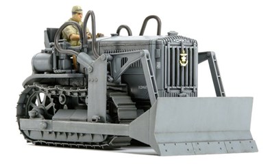 Plastikmodell Militärfahrzeug Bulldozer Komatsu G40