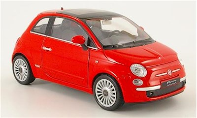 Fiat 500 rot