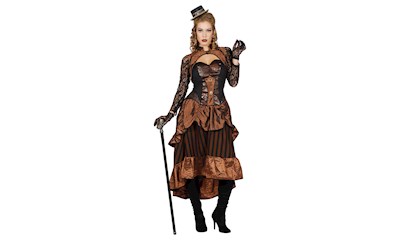 Steampunk Victoria Gr.36 1-teiliges Kleid