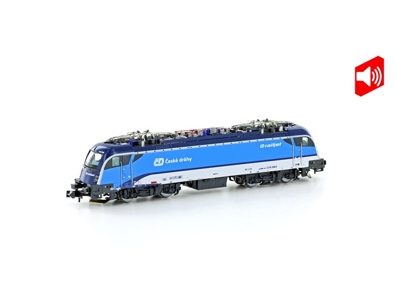 Hobbytrain E Lok Rh 1216 CD Railjet Ep VI Sound Spielland Ch