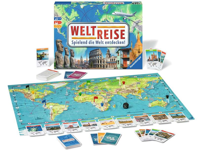 Ravensburger Spiel Weltreise 2020 Brettspiel Spielland Ch